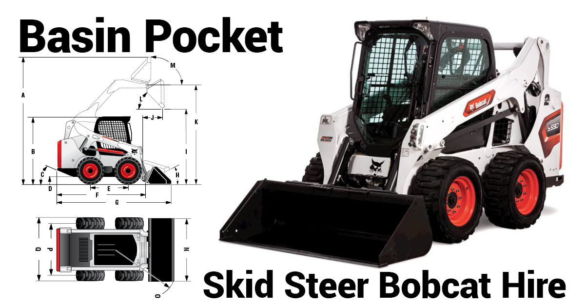 basin pocket skid steer bobcat hire