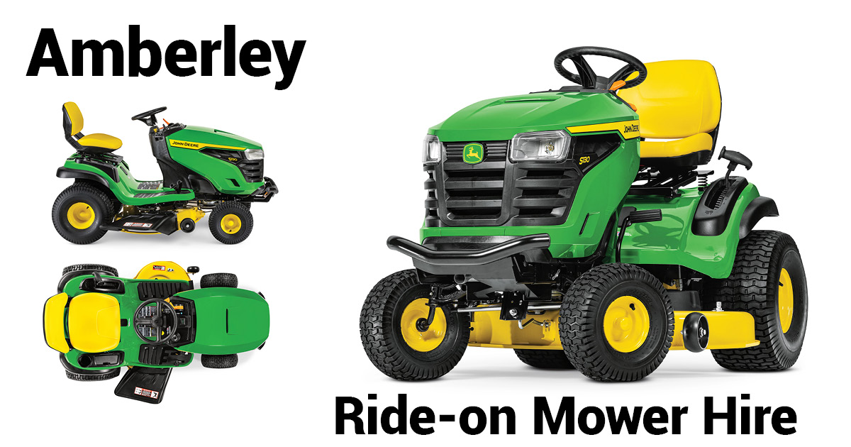 amberley ride on mower hire