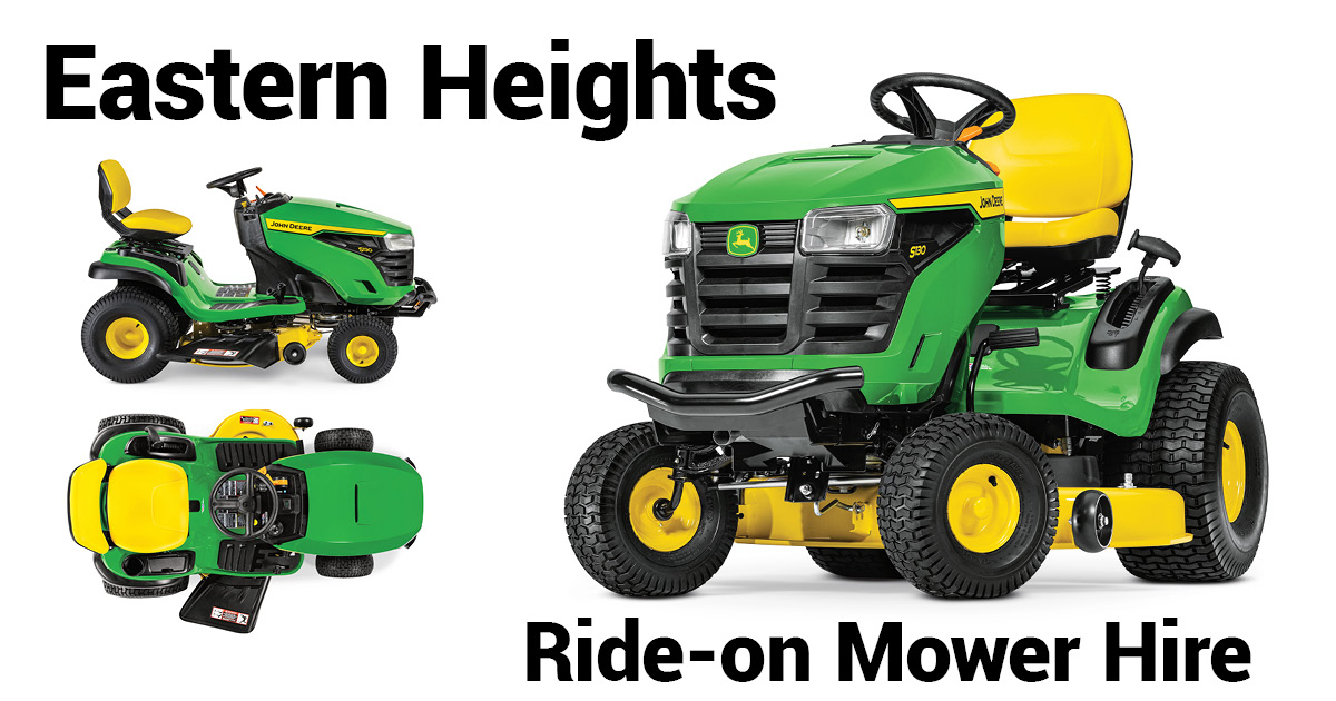 eastern heights ride on mower hire