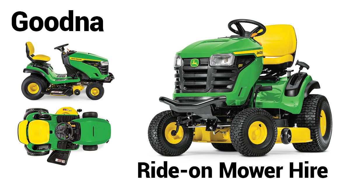 goodna ride on mower hire