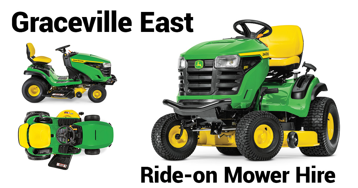 Graceville East Ride-On Mower Hire