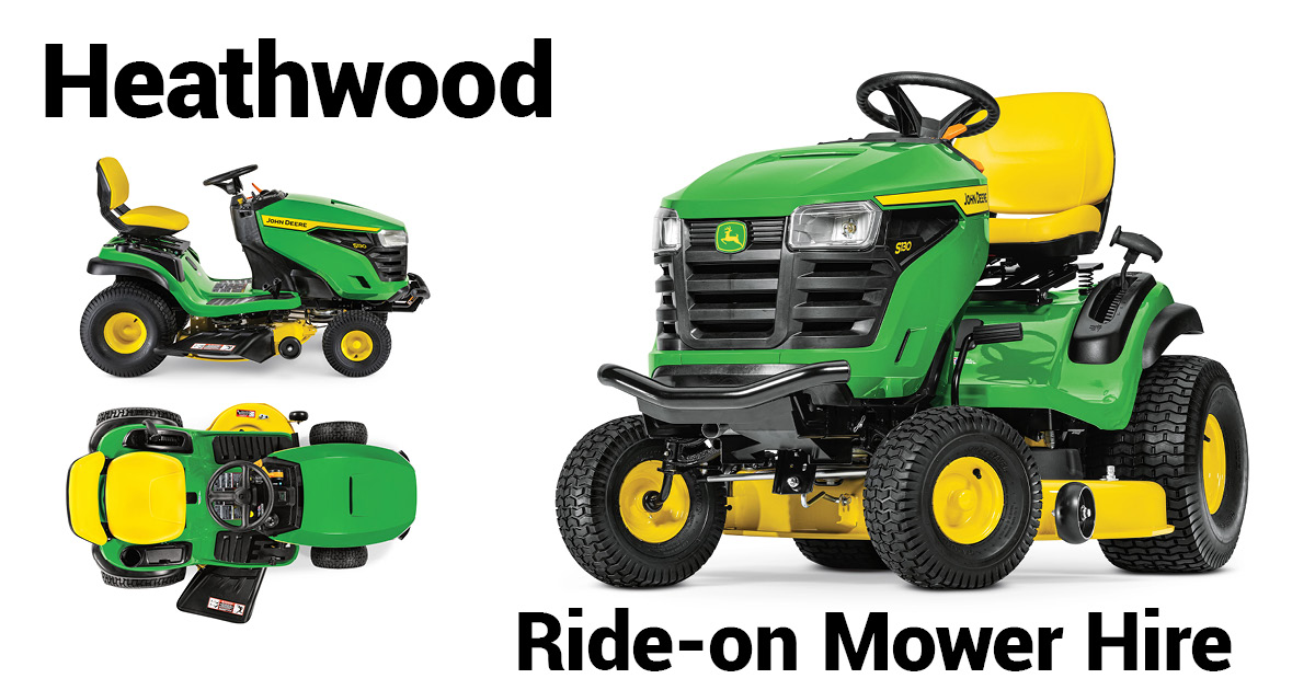 Heathwood Ride-On Mower Hire