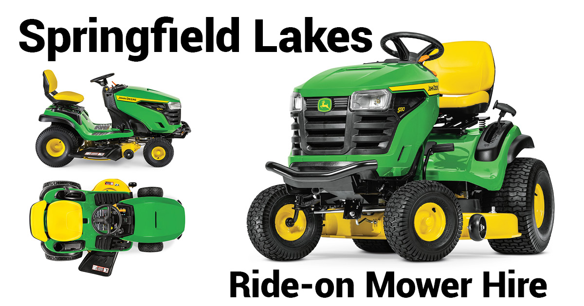 Springfield Lakes Ride-On Mower Hire