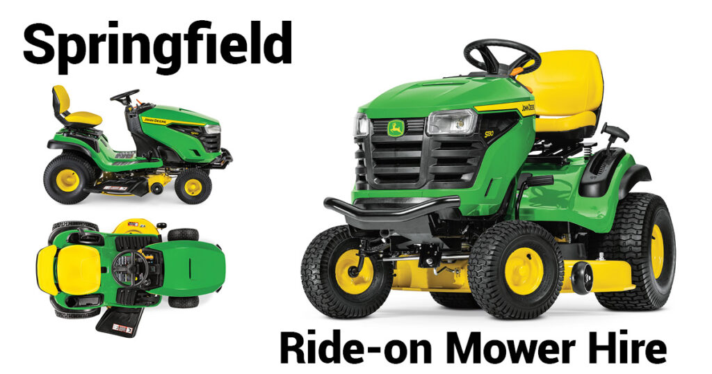 Springfield RideOn Mower Hire
