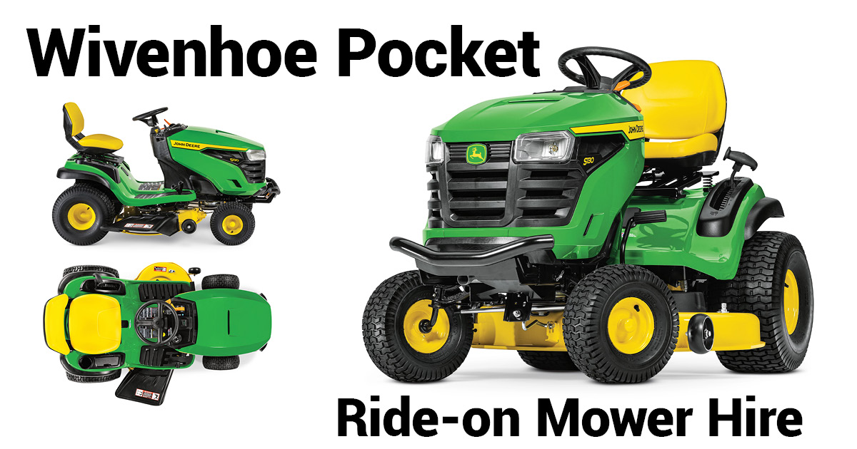 Wivenhoe Pocket Ride-On Mower Hire