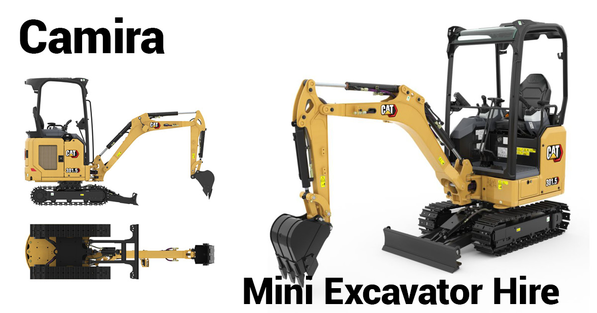 camira mini excavator hire