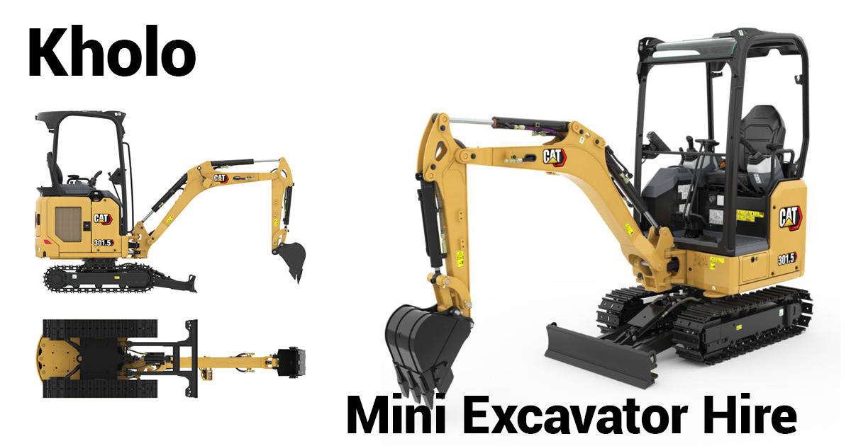 Kholo Mini Excavator Hire