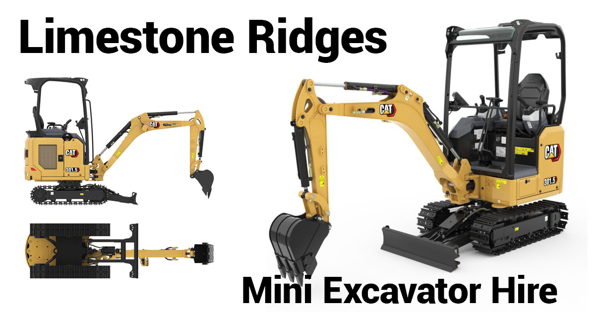 Limestone Ridges Mini Excavator Hire