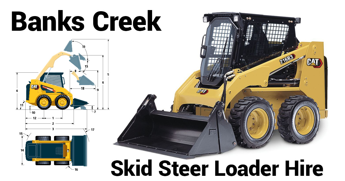 banks creek skid steer loader hire