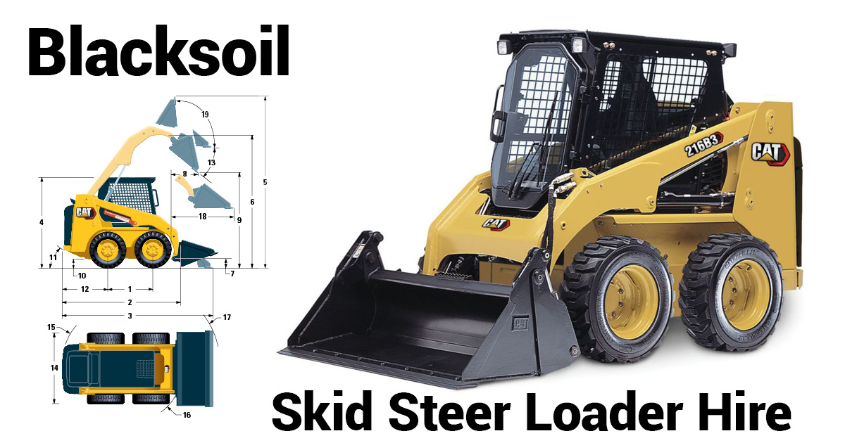 blacksoil skid steer loader hire