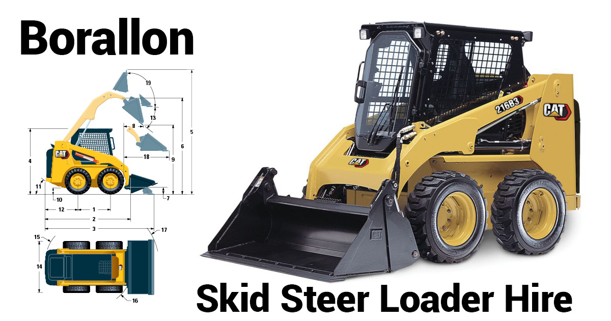 borallon skid steer loader hire