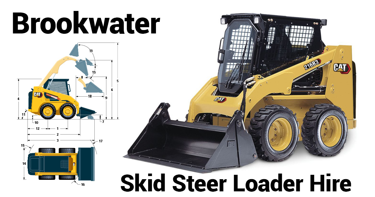 brookwater skid steer loader hire